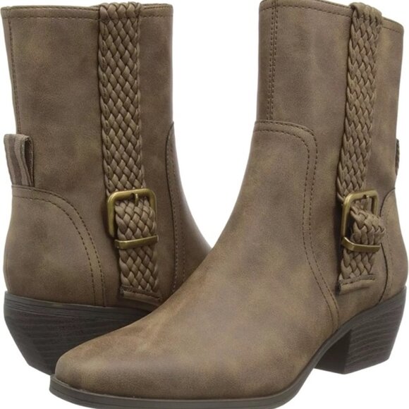 Rocket Dog Whistl Women's Western Cowgirl Ankle Boot Light Brown Size 6.5 - Picture 1 of 7